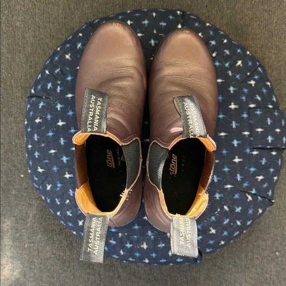 Blundstone Brown Metallic Leather Ankle Boots - Picture 7 of 10